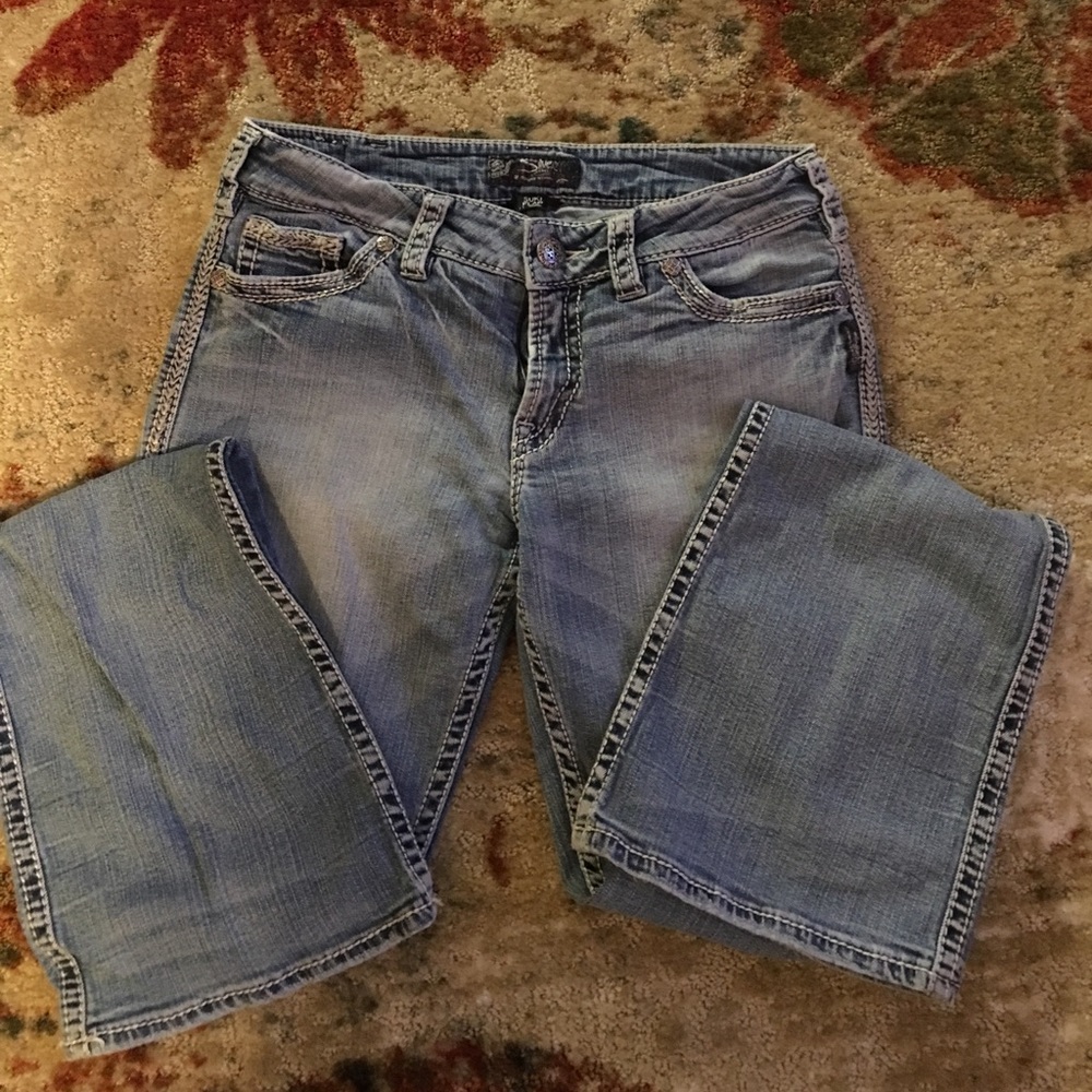 Silver Suki Flap 31X36 Jeans